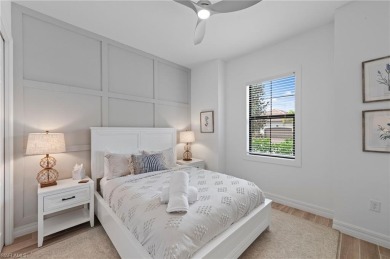 This highly desirable Maria model showcases a wide eastern lake on Bonita National Golf Course in Florida - for sale on GolfHomes.com, golf home, golf lot