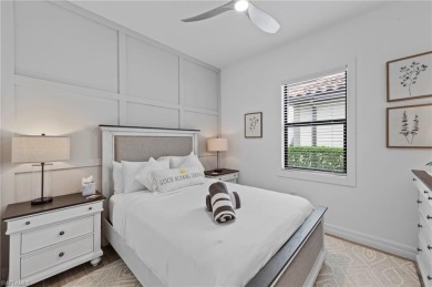 This highly desirable Maria model showcases a wide eastern lake on Bonita National Golf Course in Florida - for sale on GolfHomes.com, golf home, golf lot