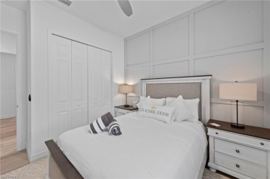 This highly desirable Maria model showcases a wide eastern lake on Bonita National Golf Course in Florida - for sale on GolfHomes.com, golf home, golf lot