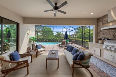This highly desirable Maria model showcases a wide eastern lake on Bonita National Golf Course in Florida - for sale on GolfHomes.com, golf home, golf lot