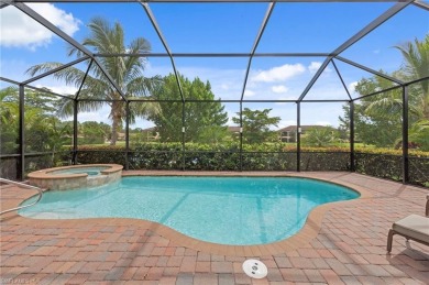 This highly desirable Maria model showcases a wide eastern lake on Bonita National Golf Course in Florida - for sale on GolfHomes.com, golf home, golf lot