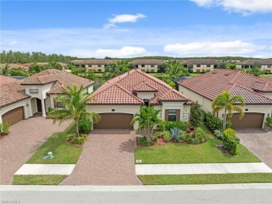 This highly desirable Maria model showcases a wide eastern lake on Bonita National Golf Course in Florida - for sale on GolfHomes.com, golf home, golf lot