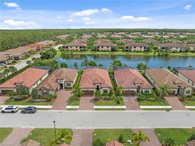This highly desirable Maria model showcases a wide eastern lake on Bonita National Golf Course in Florida - for sale on GolfHomes.com, golf home, golf lot