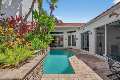 DESIRABLE SINGLE-STORY 3BR/2BA COURTYARD HOME WITH PRIVATE on The Boca Country Club in Florida - for sale on GolfHomes.com, golf home, golf lot