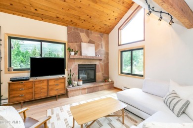 Natural light pours into this serene Scandinavian-inspired on Eagle Vail Golf Course in Colorado - for sale on GolfHomes.com, golf home, golf lot