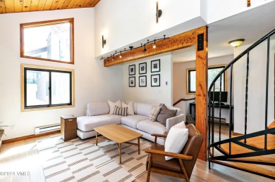 Natural light pours into this serene Scandinavian-inspired on Eagle Vail Golf Course in Colorado - for sale on GolfHomes.com, golf home, golf lot