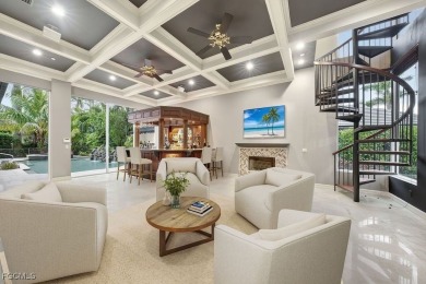 Exquisite estate home on an oversized corner lot in Edgewater on Gulf Harbour Yacht and Country Club in Florida - for sale on GolfHomes.com, golf home, golf lot