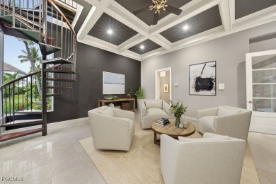 Exquisite estate home on an oversized corner lot in Edgewater on Gulf Harbour Yacht and Country Club in Florida - for sale on GolfHomes.com, golf home, golf lot