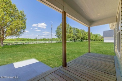 Welcome to 1102 Soundside Road--this brand-new beauty sits right on Chowan Golf and Country Club in North Carolina - for sale on GolfHomes.com, golf home, golf lot