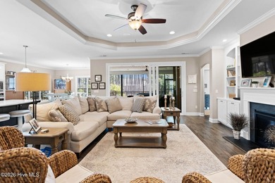 Nestled at the end of a long private driveway on a beautiful on Members Club At St. James Plantation in North Carolina - for sale on GolfHomes.com, golf home, golf lot