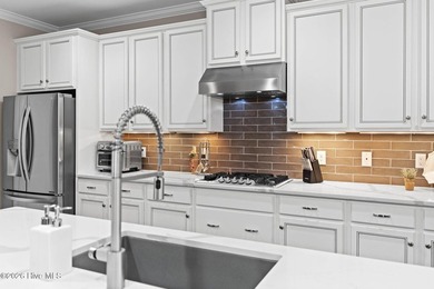 Nestled at the end of a long private driveway on a beautiful on Members Club At St. James Plantation in North Carolina - for sale on GolfHomes.com, golf home, golf lot