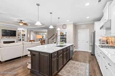 Nestled at the end of a long private driveway on a beautiful on Members Club At St. James Plantation in North Carolina - for sale on GolfHomes.com, golf home, golf lot