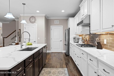 Nestled at the end of a long private driveway on a beautiful on Members Club At St. James Plantation in North Carolina - for sale on GolfHomes.com, golf home, golf lot