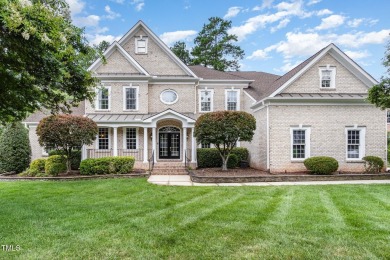 Welcome to this stunning all-brick home in the prestigious Brier on Brier Creek Country Club in North Carolina - for sale on GolfHomes.com, golf home, golf lot