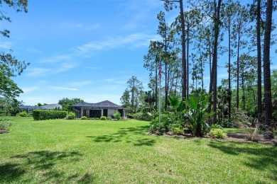 This custom home built 2018 sits on over  3/4  of an acre, in on Plantation Bay Golf and Country Club in Florida - for sale on GolfHomes.com, golf home, golf lot
