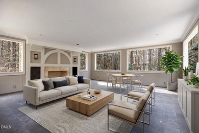 An extraordinary custom built estate w/ gorgeous swimming pool on TPC at Wakefield Plantation in North Carolina - for sale on GolfHomes.com, golf home, golf lot