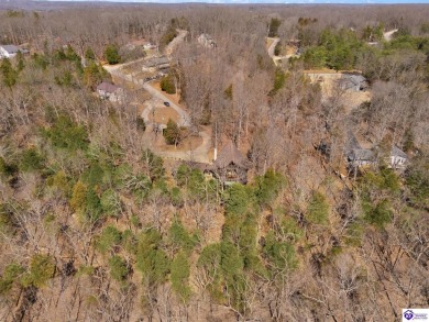This is a custom Lindal Cedar Home that is designed to blend on Doe Valley Country Club in Kentucky - for sale on GolfHomes.com, golf home, golf lot