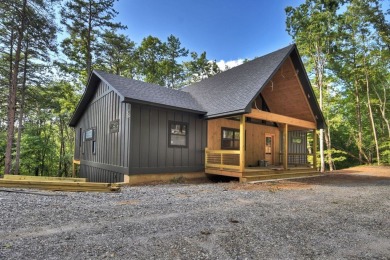 Elegant New Craftsman style Cabin perched upon 2.20 private on Old Toccoa Farm Golf Club in Georgia - for sale on GolfHomes.com, golf home, golf lot