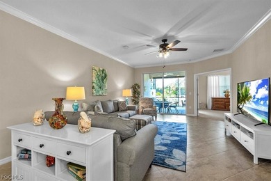 Welcome to this charming villa, formerly a model home, that is on Pelican Preserve Golf Club in Florida - for sale on GolfHomes.com, golf home, golf lot