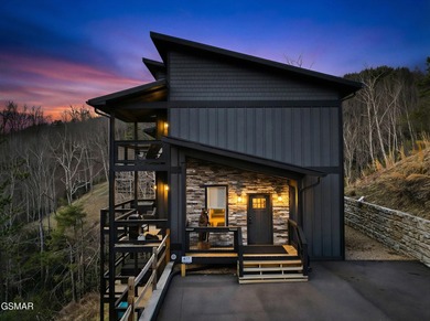 Welcome to this pristine 3 story modern cabin in the highly on Bent Creek Golf Course in Tennessee - for sale on GolfHomes.com, golf home, golf lot
