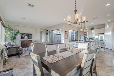 This Positano floorplan home with 180-degree views from the 13th on Encanterra Country Club in Arizona - for sale on GolfHomes.com, golf home, golf lot