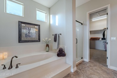 This Positano floorplan home with 180-degree views from the 13th on Encanterra Country Club in Arizona - for sale on GolfHomes.com, golf home, golf lot