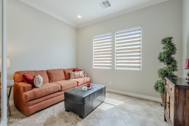 This Positano floorplan home with 180-degree views from the 13th on Encanterra Country Club in Arizona - for sale on GolfHomes.com, golf home, golf lot