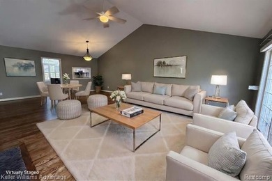 Beautifully maintained ranch end unit condo in the highly on Bushwood Golf Club in Michigan - for sale on GolfHomes.com, golf home, golf lot