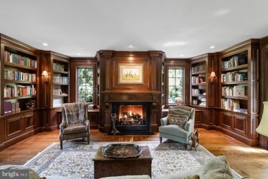 Elegance and sophistication define this magnificent estate on Moorestown Field Club in New Jersey - for sale on GolfHomes.com, golf home, golf lot