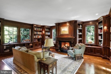 Elegance and sophistication define this magnificent estate on Moorestown Field Club in New Jersey - for sale on GolfHomes.com, golf home, golf lot