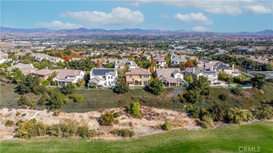 Top of the World panoramic views from high above the 8th hole at on TPC At Valencia in California - for sale on GolfHomes.com, golf home, golf lot