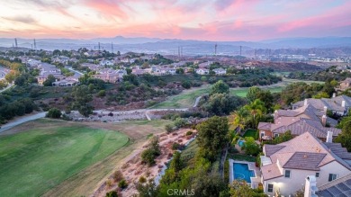 Top of the World panoramic views from high above the 8th hole at on TPC At Valencia in California - for sale on GolfHomes.com, golf home, golf lot