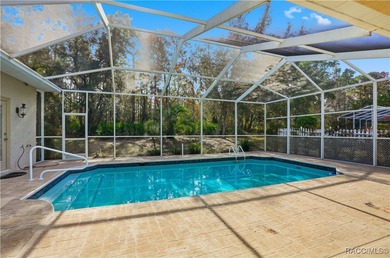 Beautiful four beds,2 baths pool home built by Artistic Homes on Sugarmill Woods Golf and Country Club in Florida - for sale on GolfHomes.com, golf home, golf lot