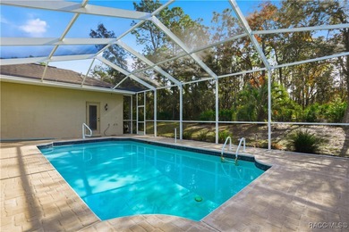 Beautiful four beds,2 baths pool home built by Artistic Homes on Sugarmill Woods Golf and Country Club in Florida - for sale on GolfHomes.com, golf home, golf lot