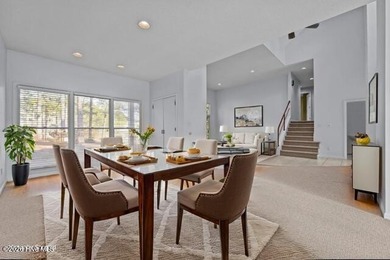 Experience modern living in this contemporary split-level home on Deercroft Golf and Country Club in North Carolina - for sale on GolfHomes.com, golf home, golf lot