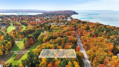 Located in the heart of Leland, this vacant parcel is one of a on Leland Country Club in Michigan - for sale on GolfHomes.com, golf home, golf lot