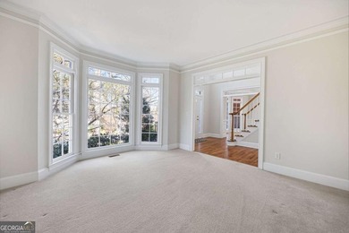 Tucked away on a quiet, double cul-de-sac street in Brookstone on Brookstone Golf and Country Club in Georgia - for sale on GolfHomes.com, golf home, golf lot