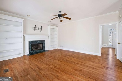 Tucked away on a quiet, double cul-de-sac street in Brookstone on Brookstone Golf and Country Club in Georgia - for sale on GolfHomes.com, golf home, golf lot