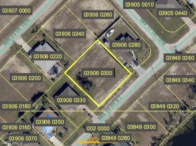 great oversize lot close to the golf course ready to build on Burnt Store Golf Club in Florida - for sale on GolfHomes.com, golf home, golf lot