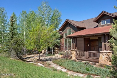 This stunning single-family residence offers 360-degree views of on Eagle Ranch in Colorado - for sale on GolfHomes.com, golf home, golf lot