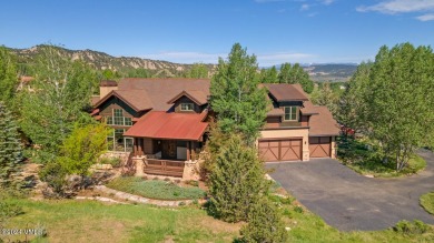 This stunning single-family residence offers 360-degree views of on Eagle Ranch in Colorado - for sale on GolfHomes.com, golf home, golf lot