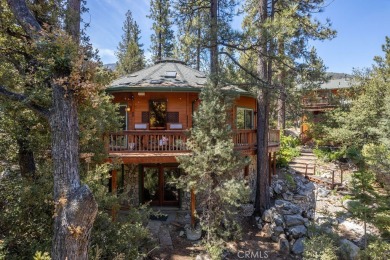 Escape city life with this custom-built, octadecagon, getaway in on Pine Mountain Club in California - for sale on GolfHomes.com, golf home, golf lot