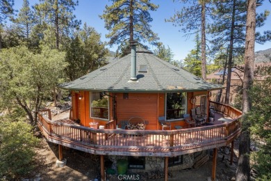 Escape city life with this custom-built, octadecagon, getaway in on Pine Mountain Club in California - for sale on GolfHomes.com, golf home, golf lot