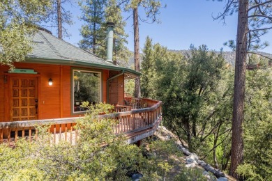 Escape city life with this custom-built, octadecagon, getaway in on Pine Mountain Club in California - for sale on GolfHomes.com, golf home, golf lot