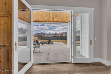 Nestled on six acres of open land, this stunning modern on Homestead Golf Club and Resort in Utah - for sale on GolfHomes.com, golf home, golf lot