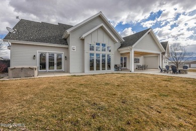 Nestled on six acres of open land, this stunning modern on Homestead Golf Club and Resort in Utah - for sale on GolfHomes.com, golf home, golf lot