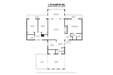 Well-maintained and thoughtfully updated, this three-bedroom on Bella Vista Country Club - Berksdale in Arkansas - for sale on GolfHomes.com, golf home, golf lot