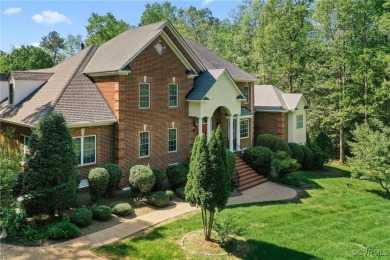 Come experience this stunning 7200+ sq ft/3 level custom-built on Lake Chesdin Golfers Club in Virginia - for sale on GolfHomes.com, golf home, golf lot