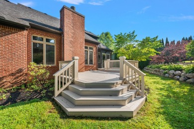 Discover unparalleled elegance in this brick colonial nestled on Beacon Hill Golf Club in Michigan - for sale on GolfHomes.com, golf home, golf lot
