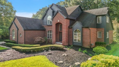 Discover unparalleled elegance in this brick colonial nestled on Beacon Hill Golf Club in Michigan - for sale on GolfHomes.com, golf home, golf lot